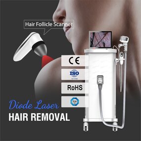 Diode Laser Hair Removal - CE ROHS 3 Wavelengths 755/808/1064nm Depilacion Machine