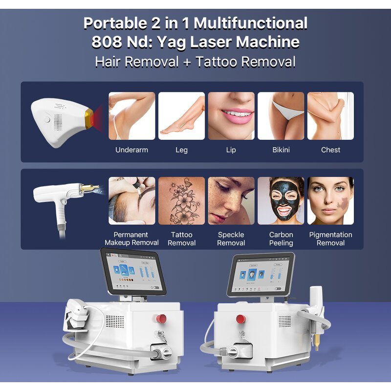 Diode Laser Epilation Machine - 755/808/1064nm Any Color Skin Hair Removal Device