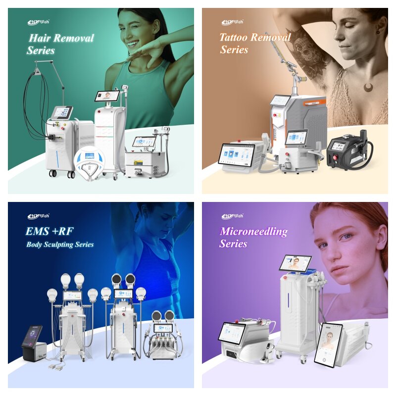 3-Wave Diode Laser - 755/808/1064nm Portable Professional Hair Removal Machine