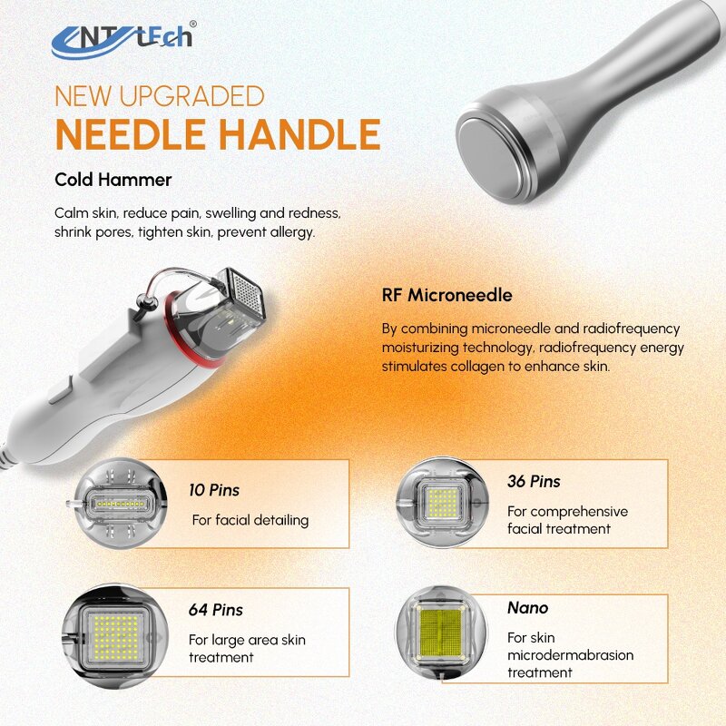 3-in-1 RF Microneedling - Newest Cold Hammer Body Cellulite Face Lifting Device