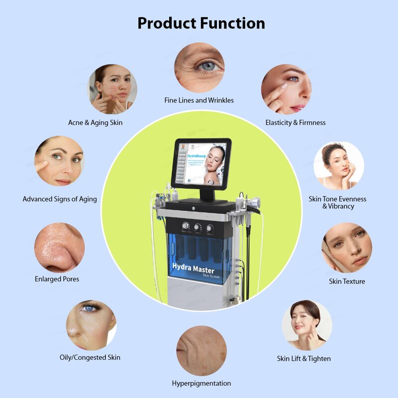 Hydra Facial Machine - UNT 2023 H2o2 Diamond Blackhead Remover Hydrodermabrasion