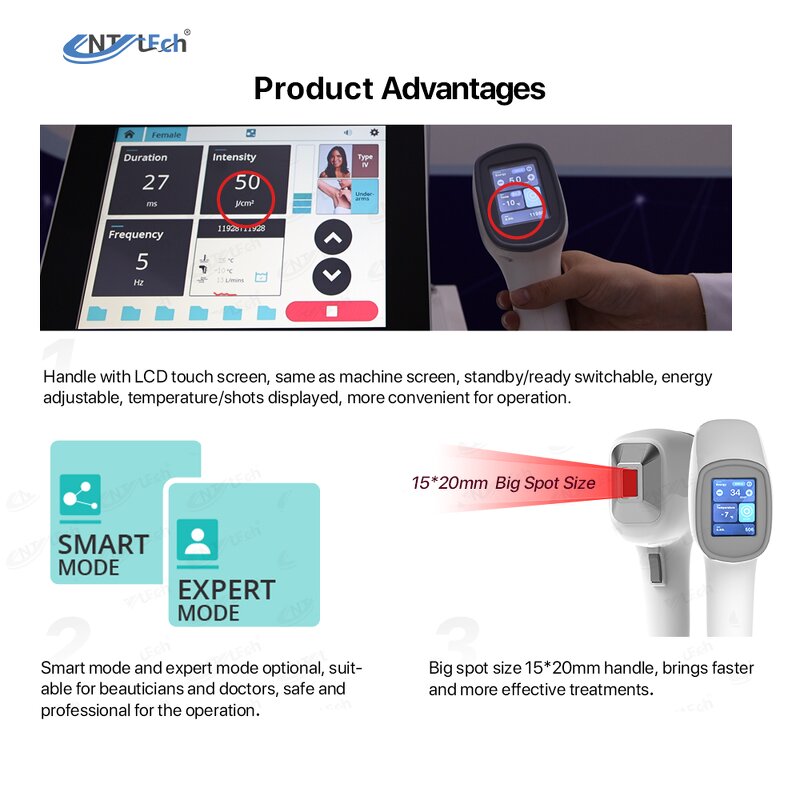 Portable Diode Laser - Professional 755/808/1064nm Hair Removal Salon Machine