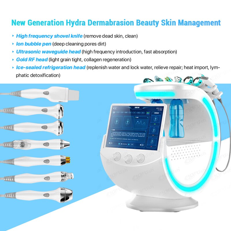 7 in 1 Facial Machine - Microdermabrasion Hydra Diamond Oxygen Jet New Device