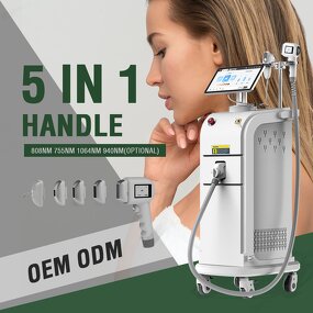 Vertical Diode Laser Machine - 755/808/1064nm 1200/1500W Salon Epilation Device