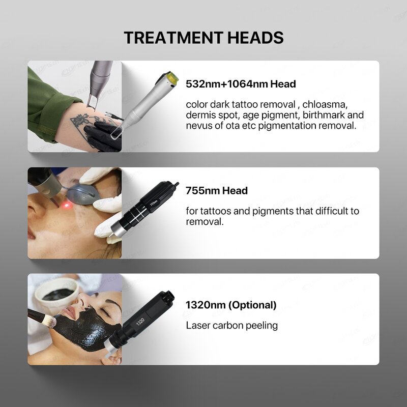 Picosecond Laser Machine - Professional 532nm Q Switched Tattoo Pigments Removal