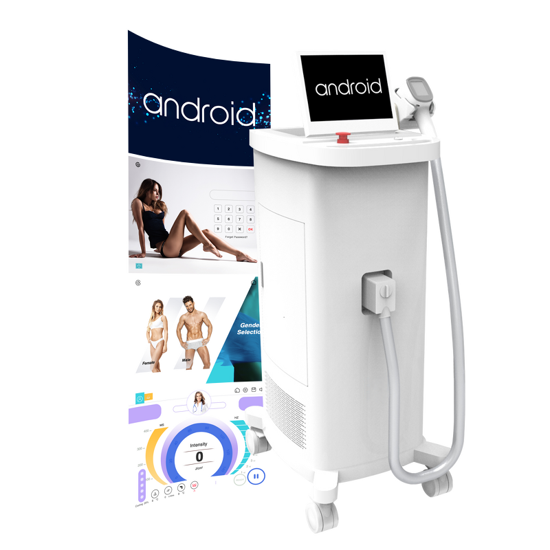 808nm Diode Laser - Smart Android Skin Analysis Permanent Hair Removal Machine