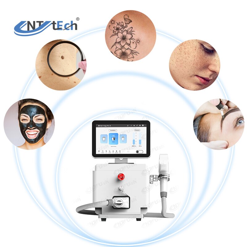 Q Switched Nd Yag Laser - Best Selling Tattoo Removal with Air Cooler Head