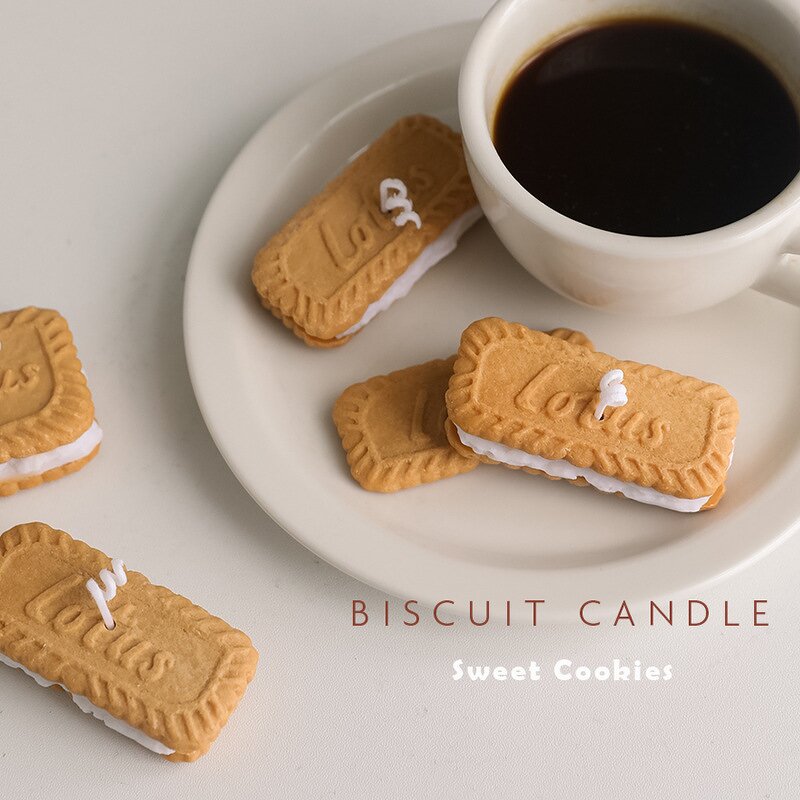 Candle Manufacturer - Creative DIY Wholesale Soy Wax Sandwich Biscuit Shape Aromatherapy
