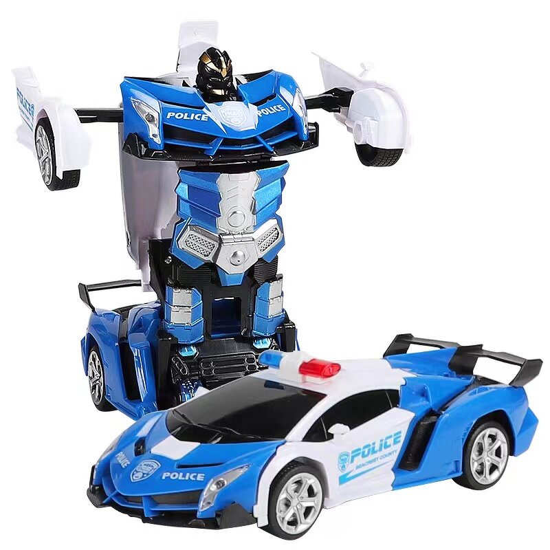 Toy Car Manufacturer - Car Transformation Two Ways Sports Vehicle Model Robots Wireless Charging