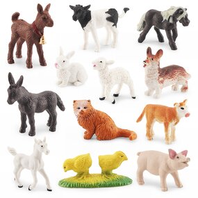 Animal Toy Manufacturer - Kids Educational Simulation Farm Poultry Figures Model PVC for Children