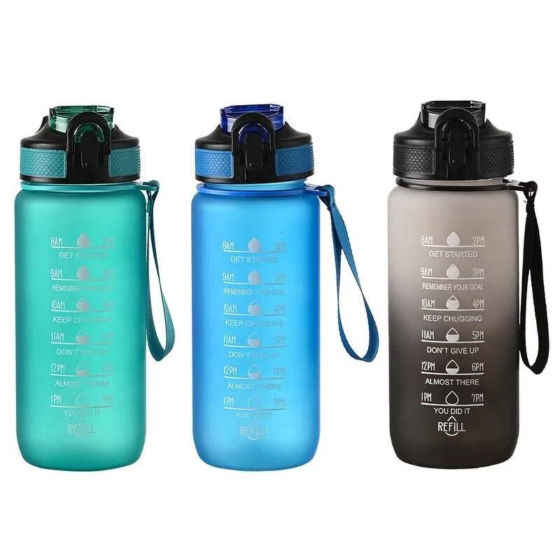 Water Bottle Manufacturer - Custom 24oz Stainless Steel Straw Handgrip 700ml Gradient