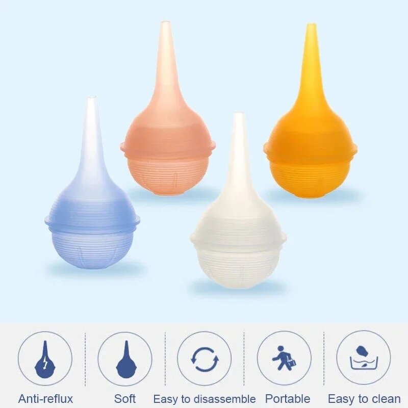 Nasal Aspirator Manufacturer - Safety Baby Vacuum Suction Kit with Soft Silicone Nozzle Hand Squeeze