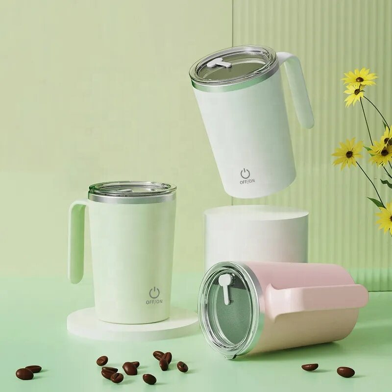 Coffee Mixer Mug Manufacturer - Stainless Steel Smart Automatic Mixing Magnetic Stirring Thermos Cup