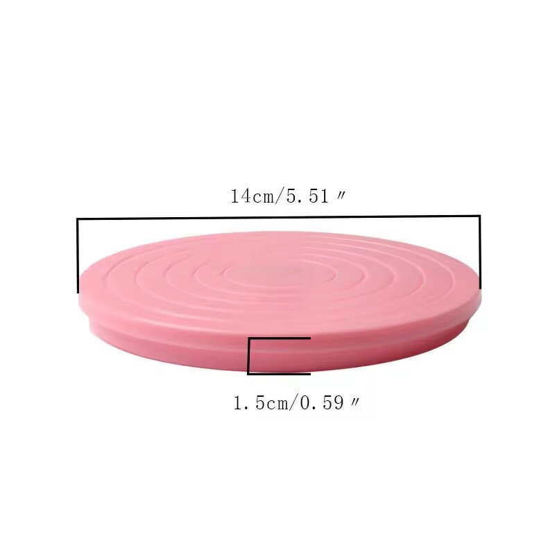 Cake Plate Manufacturer - 14cm Mini Eco-Friendly Plastic Non-Toxic for Fondant Decorating