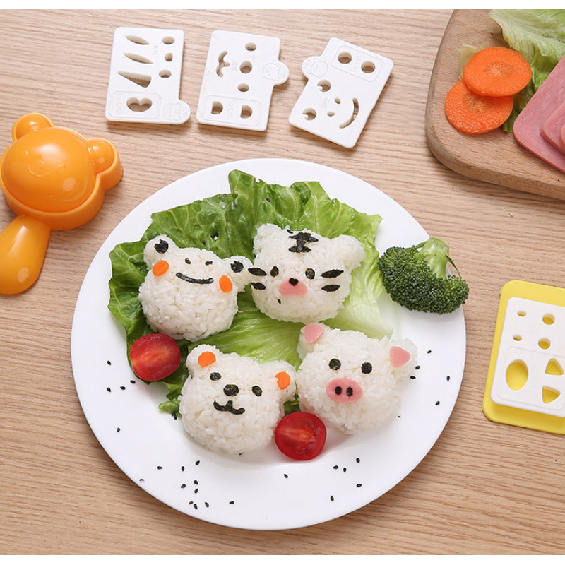 Rice Ball Mold Manufacturer - Cartoon Cute Bunny for Sushi Bento Seaweed