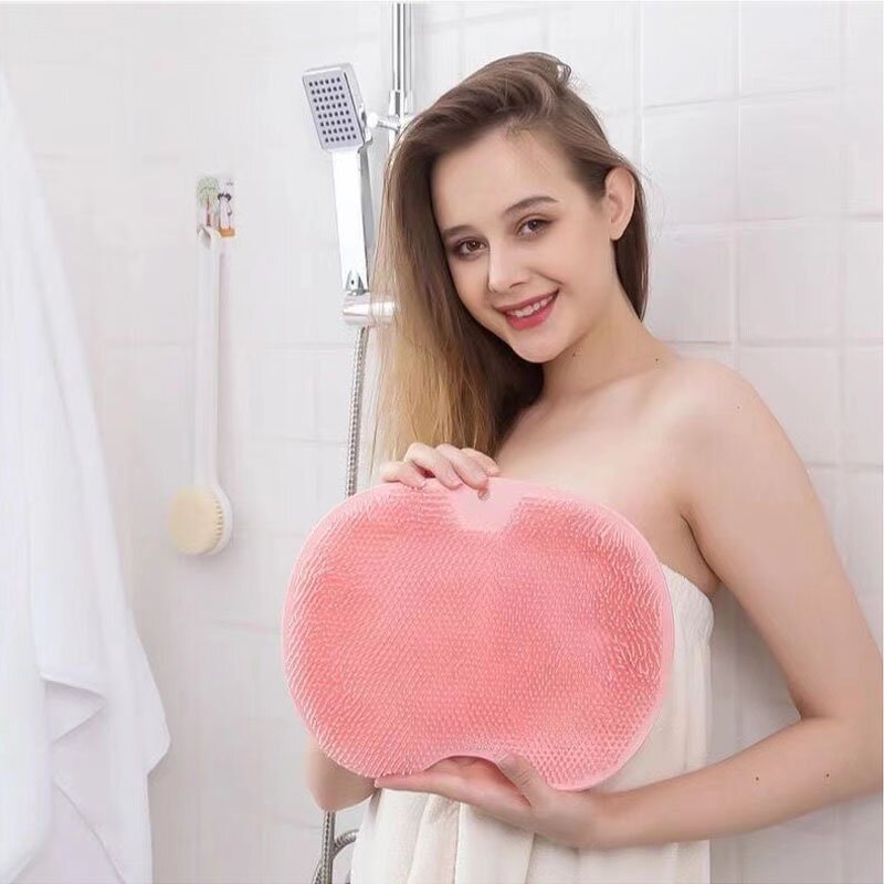 Foot Massage Brush Manufacturer - Silicone Shower Non-slip Bath Mat Foot Scrubber
