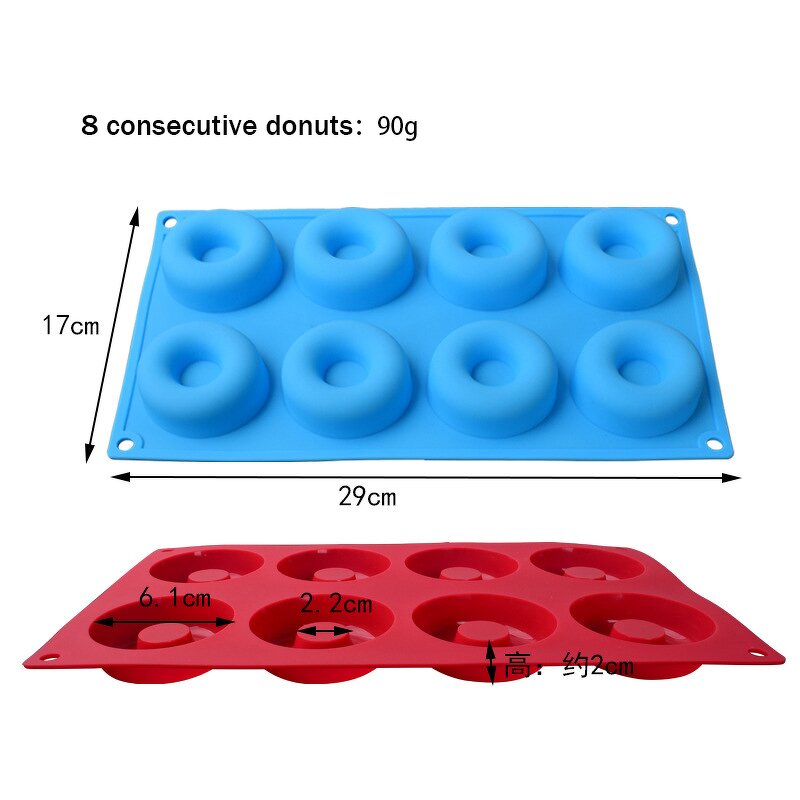 Baking Mold Set Manufacturer - 3-Piece Food Grade Non-Stick Silicone for Donut & Cake