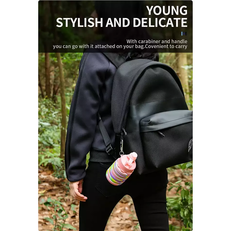 Water Bottle Manufacturer - Foldable Silicone Expandable Collapsible Reusable for Hiking