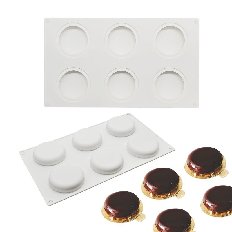 Mousse Mould Manufacturer - Flat Round Silicone for French Cake & Italian Dessert
