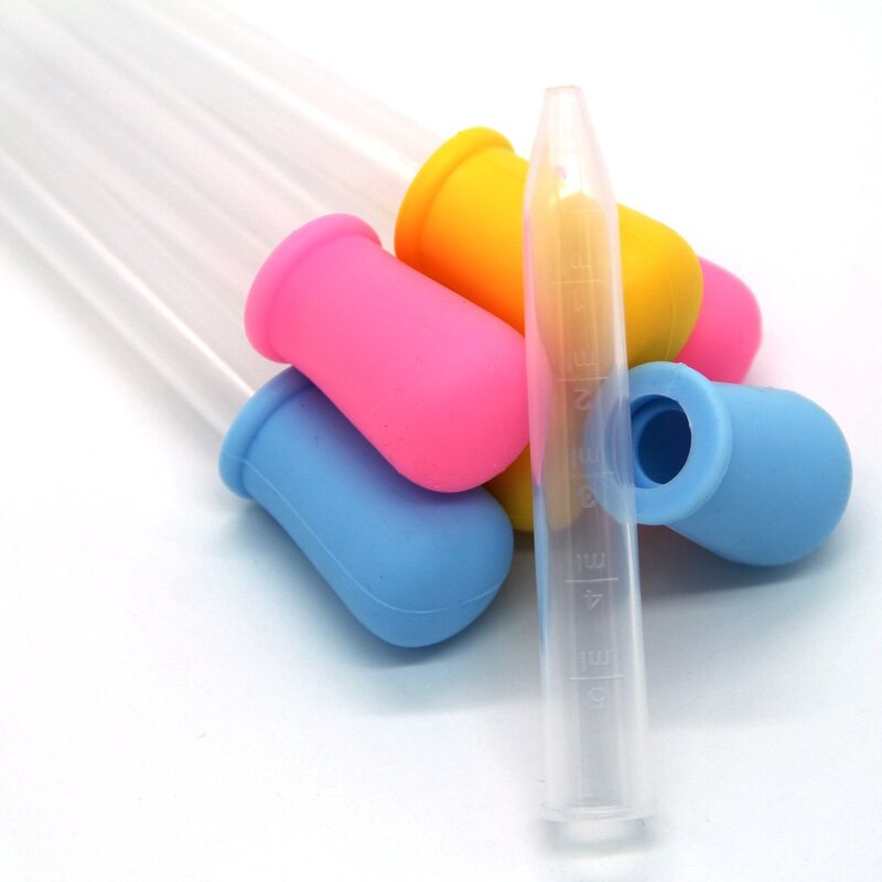 Medicine Dropper Manufacturer - Baby Liquid Droppers Silicone 5 ml Clear with Bulb Tip