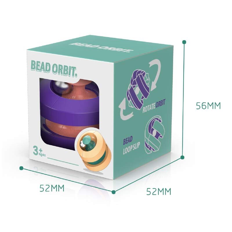 Fidget Toy Manufacturer - Adult Bead Orbit Stress Release Deformation Fingertip Spinner Gyro