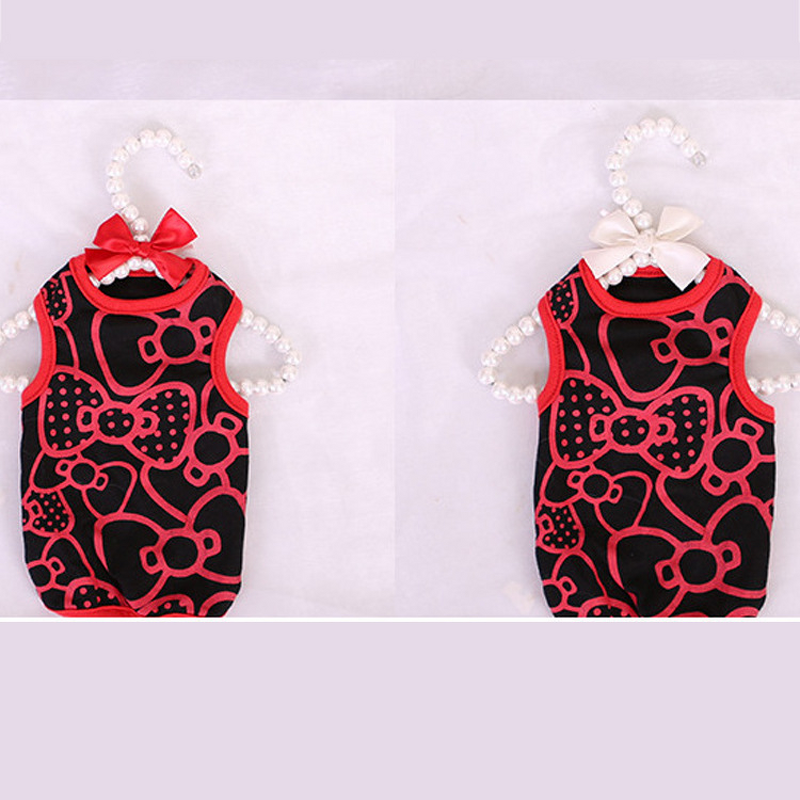 Pet Clothes Hanger Manufacturer - Children's Pearl with Bow for Dog Cat Clothing