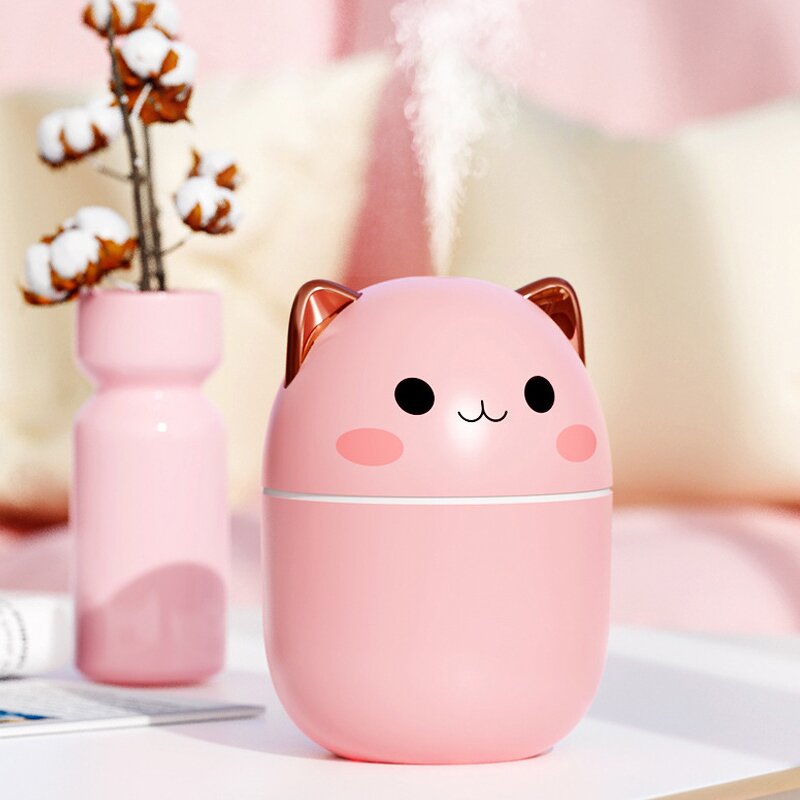 Humidifier Manufacturer - 200ml Mini Aroma Diffuser with Night Light Cool Mist for Bedroom