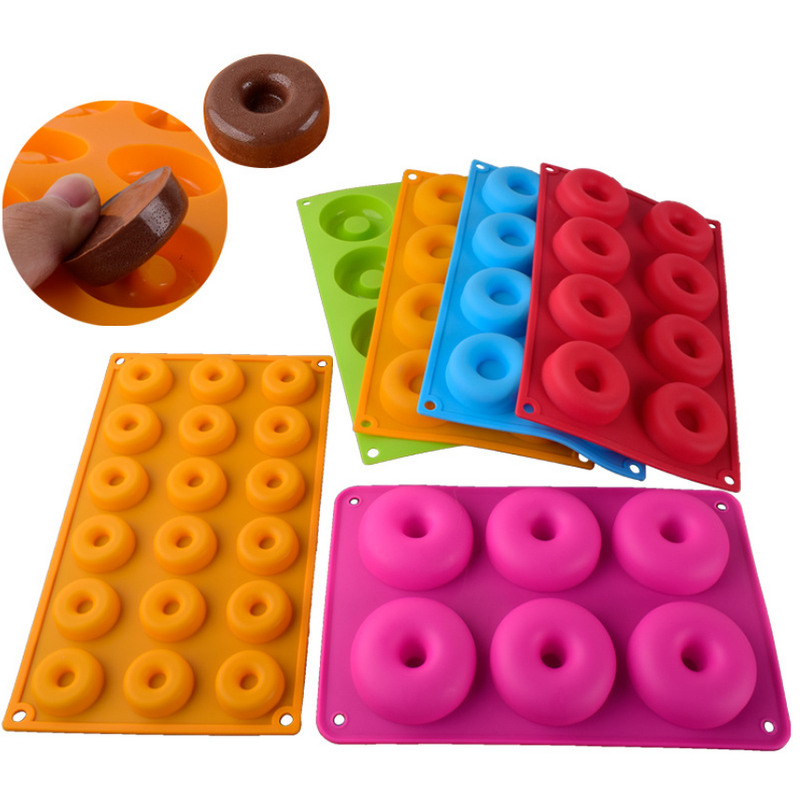 Baking Mold Set Manufacturer - 3-Piece Food Grade Non-Stick Silicone for Donut & Cake
