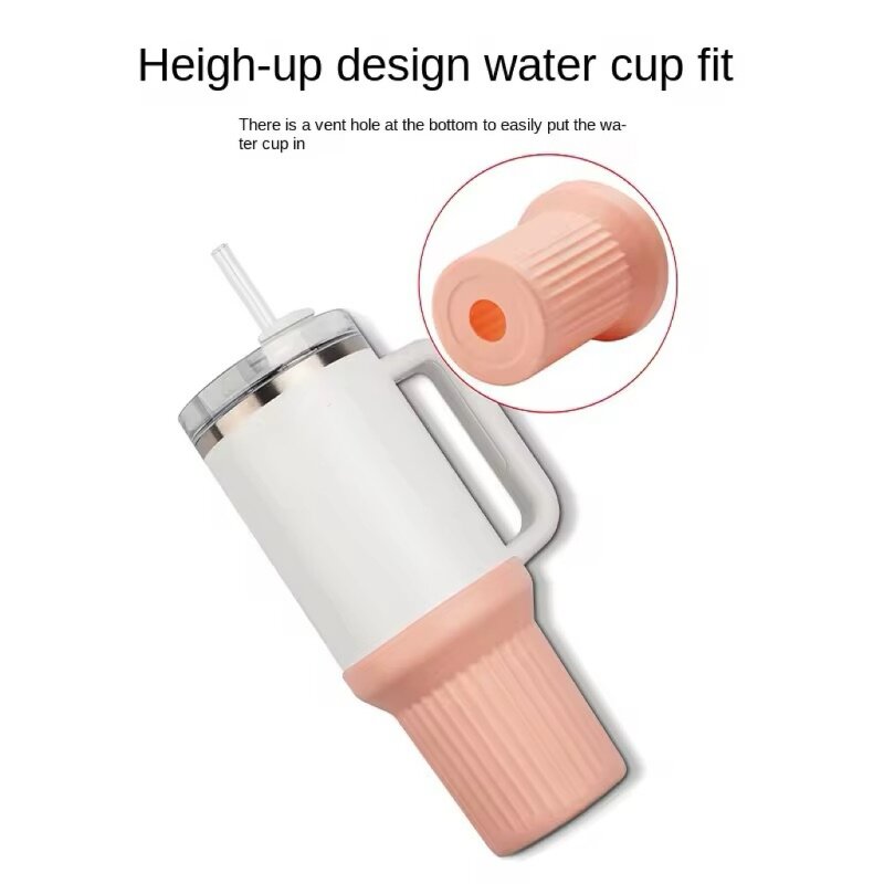 Bottle Boot Sleeve Manufacturer - Silicone Anti Slip for Stanley 40 oz Cup with Bottom Protector
