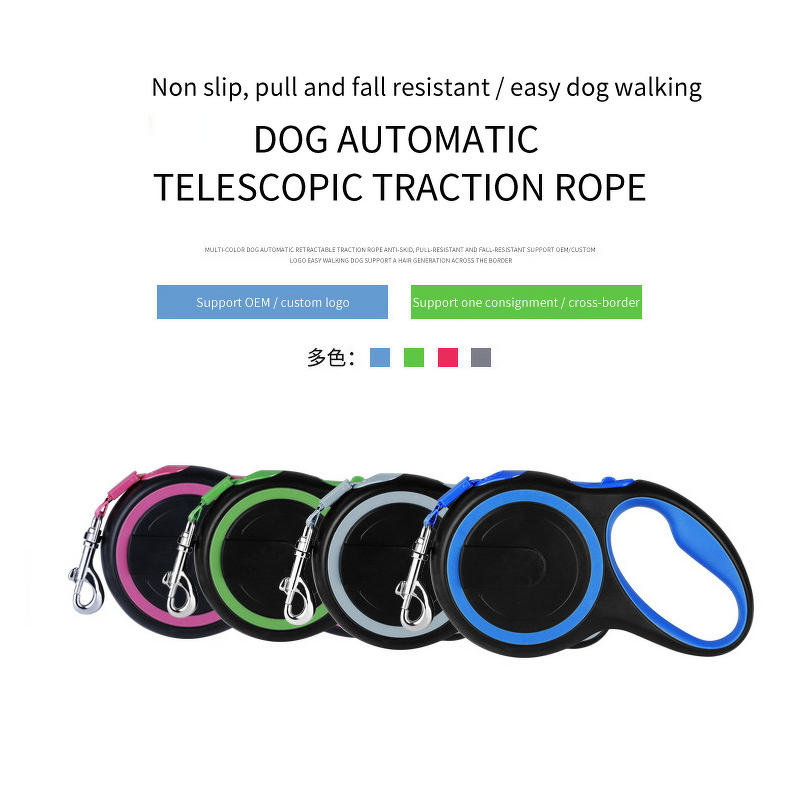 Dog Leash Set Manufacturer - OEM Heavy Duty 16ft 3M 5M Anti-shock Walking LED