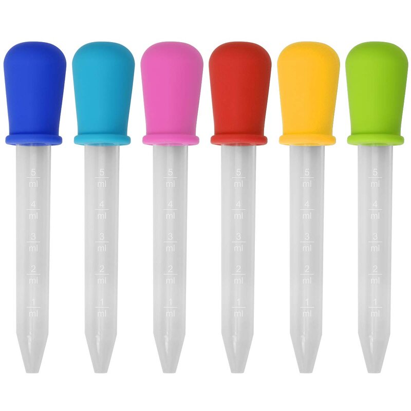 Medicine Dropper Manufacturer - Baby Liquid Droppers Silicone 5 ml Clear with Bulb Tip