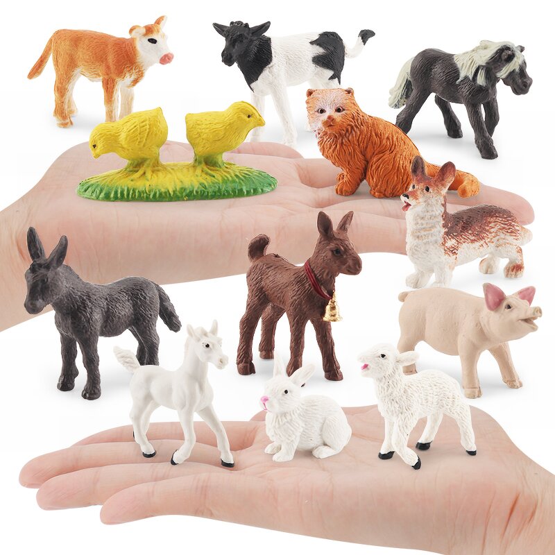 Animal Toy Manufacturer - Kids Educational Simulation Farm Poultry Figures Model PVC for Children