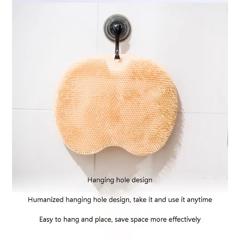 Foot Massage Brush Manufacturer - Silicone Shower Non-slip Bath Mat Foot Scrubber