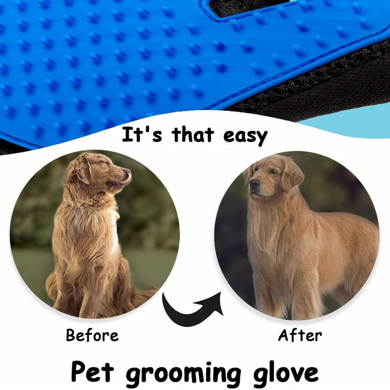 Pet Hair Remover Gloves Manufacturer - Hot Selling 180 Nails True Bath Massage Comb