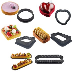 Tart Ring Manufacturer - Heat-Resistant Non-Stick Plastic Perforated for Baking