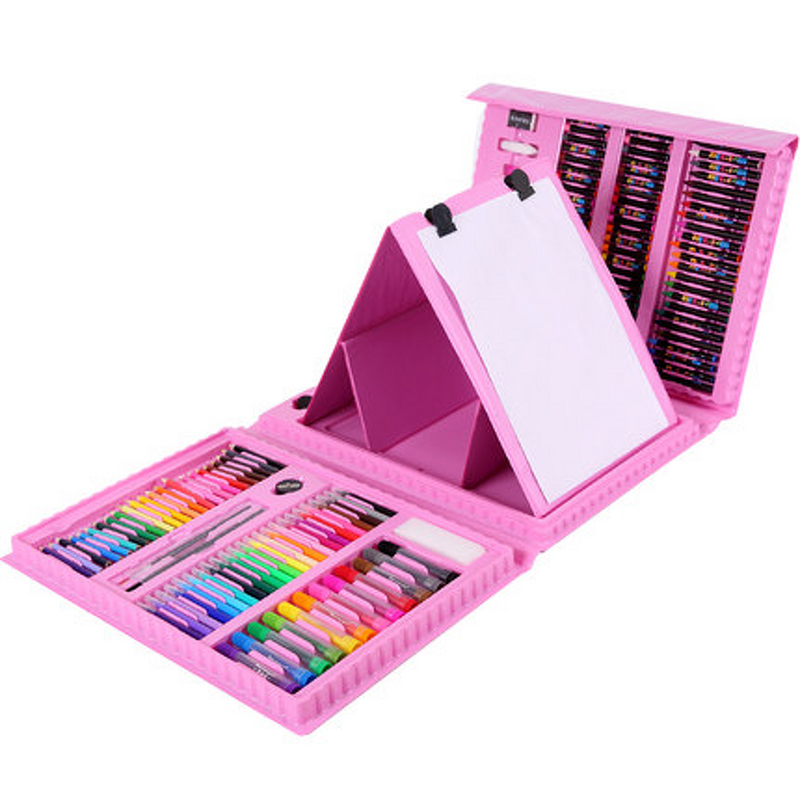 Art Set Manufacturer - Hot Sale 208pcs Deluxe Painting School Supplies Kids Gift Box