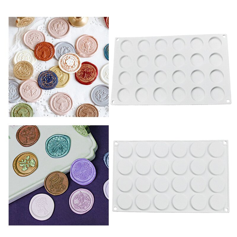Silicone Mold Manufacturer - 24-Cavity Round for French Dessert Pastry & Cake