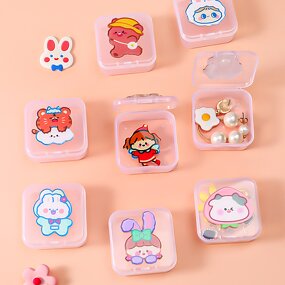 Jewelry Box Manufacturer - Cartoon for Girl Earrings Hair Accessories Plastic