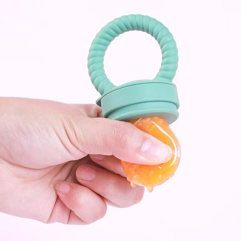Teether Manufacturer - Bpa Free Baby Soother Soft Safe Silicone Infant Fruit Feeder