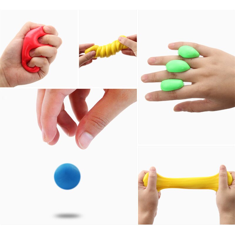 Putty Set Manufacturer - Set of 4 Silicone for Hand Exercise Therapy Stress Relief