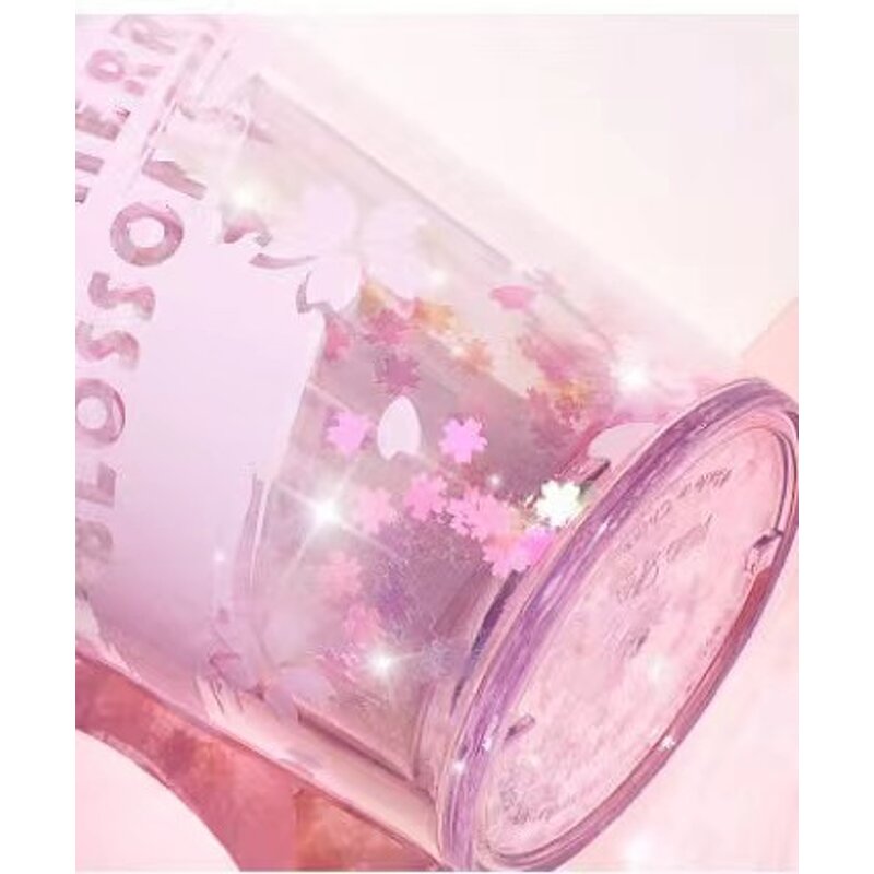 Cup Manufacturer - Wholesale Eco-Friendly Reusable Double Wall Clear Glitter Acrylic Cat Ear