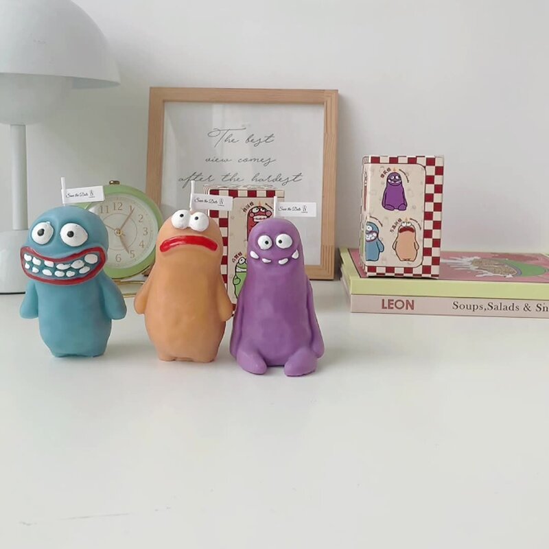 Candle Manufacturer - Little Monster Shape Creative DIY Aromatherapy with Hand Gifts