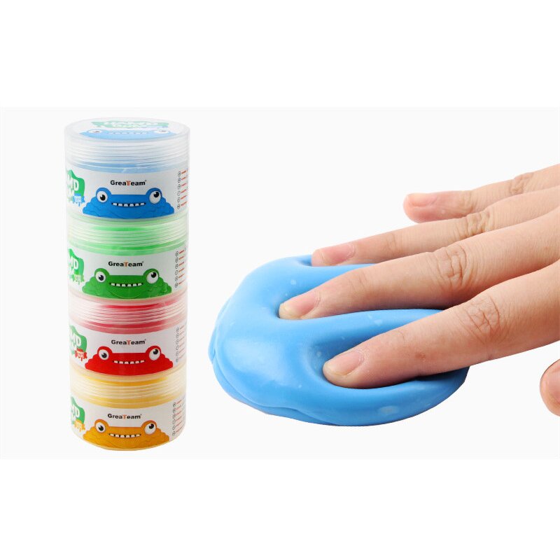 Therapy Putty Manufacturer - Set of 4 Non-Toxic Elastic Silicone Colored Clay for Hand Exercise