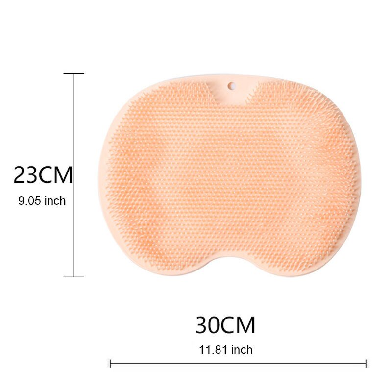 Foot Massage Brush Manufacturer - Silicone Shower Non-slip Bath Mat Foot Scrubber