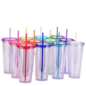 Tumbler Manufacturer - DIY Double Wall Insulated Plastic 16oz 24oz 32oz