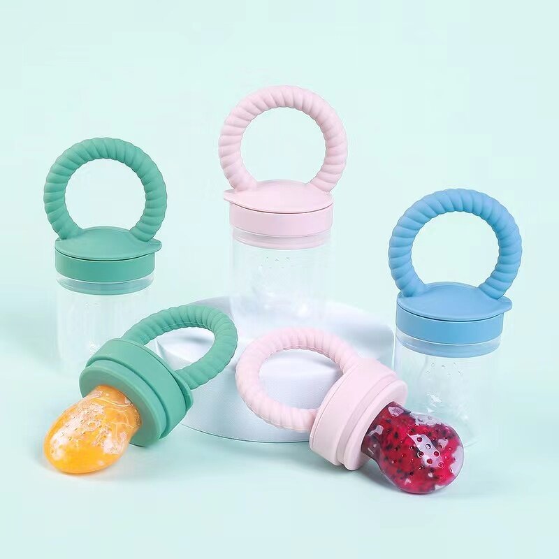 Teether Manufacturer - Bpa Free Baby Soother Soft Safe Silicone Infant Fruit Feeder