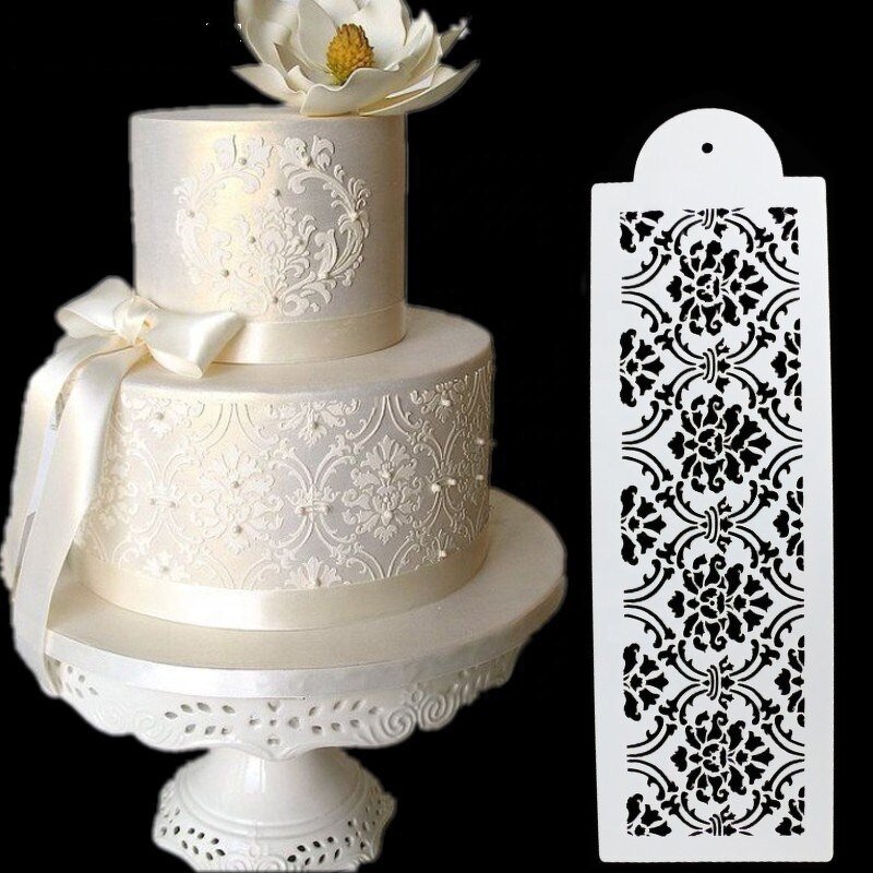 Cake Stencil Manufacturer - Wedding Fondant Tool Plastic with Different Designs