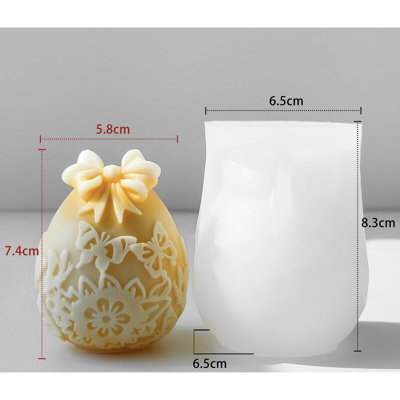 Candle Mold Manufacturer - DIY 3D Reusable Eco-Friendly Easter Egg Animal Shape