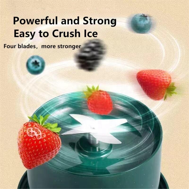 Juicer Cup Manufacturer - 350ML Portable USB Rechargeable Handheld Mini Blender