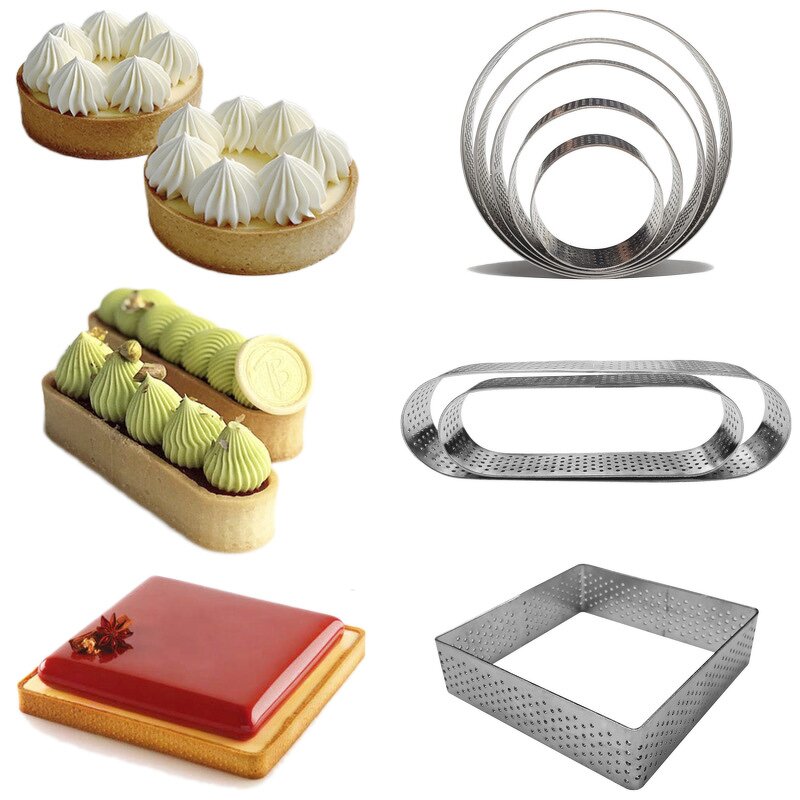 Tart Ring Manufacturer - Heat-Resistant Non-Stick Plastic Perforated for Baking
